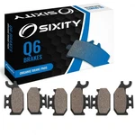 Front + Rear Organic Brake Pads 2001 Bombardier Traxter 500 Xl Set Full Kit Sx. Fixed Price $16.63.