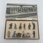Vintage Marklin Ho Scale Diecast Station Figures Set 404 Ga Made Germany. Fixed Price $139.99.