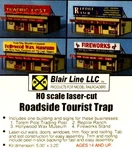 Blair Line HO/HON3 Roadside Tourist Trap (170). Fixed Price $31.95.