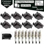8PCS Ignition Coil & Spark Plug Kit For Chevrolet Cadillac 4.8L 5.3L 6.0L 8.1L. Fixed Price $110.00.