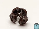 Micro-trains 00312010 (402-100B) 36" Standard Wheel Sets (brown) Axles. Fixed Price $35.08.