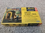 Revell T-9008:69 Crossing Tender's Shack Box & Decal Only! Model Kit Ho Scale. Fixed Price $6.00.