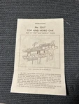 Lionel 3376-117 1960 Postwar Giraffe Car Instruc Sheet. Fixed Price $9.95.