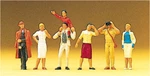 Ho Preiser Figures # 10026 Standing Spectators ( Including Man With Binoculars ). Fixed Price $19.95.