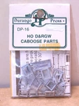 Ho Durango Press DP-16 D&rgw Caboose Parts. Fixed Price $5.00.