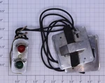 Acme 1030-1 Gauge Tin Face Block Signal Wired With Track Plates. Fixed Price $10.00.