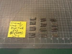 Lionel Train Sixty (60) Original Steel Metal Track Pins For Gauge Lot. Fixed Price $29.95.