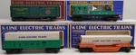 K-line Gauge Assorted Freight Cars: 5612, 5511, 7350, 7502 4 /box. Fixed Price $41.99.