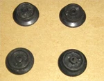 Vintage American Flyer PA-9990 (4) Black Plastic Wheels,truck Parts,freight Cars. Fixed Price $6.95.