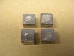 Set Of 4 Merchandise Cubes American Flyer Operating 770 Baggage Platforms. Fixed Price $15.99.