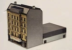 66148 Scale Movie Theater With Apartments Minitrix Laser-cut Card Kit. Fixed Price $99.99.