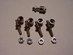 4 Lionel T-159 Binding Post And T-160 Nuts For Zw,kw,rw,sw,tw,z,v. Fixed Price $8.95.