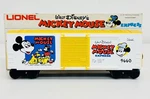 Lionel Mickey Mouse Hi-cube Box Car Walt Disney Express 6-9660 Nos. Fixed Price $34.95.