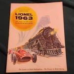Lionel 1963 Train Catalog O27 Ho. Fixed Price $12.00.