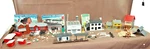 Plasticville & Faller Ho Scale Vintage Buildings Animals Lot X1587. Fixed Price $199.99.
