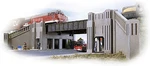 Walthers Cornerstone Scale Building/structure Kit Art Deco Highway Underpass. Fixed Price $27.99.