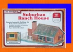 New/sealed Suburban Ranch House N-scale Life-like #7412 1/160. Fixed Price $11.50.
