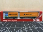 Herpa 811544 Mb Container Truck & Trailer Hapag-lloyd 1:87 Ho. Fixed Price $18.34.
