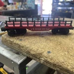 Lionel 9325-T-5A Rock Island 16300 O27 Flat Car With Fencing Rails. Fixed Price $32.69.