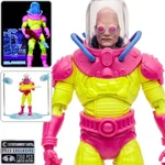Dc Multiverse Mr. Freeze Black Light Gold Label 7-INCH Scale Action Figure Ent. Fixed Price $18.95.