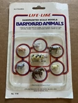 Vintage Barnyard Animals Life-like Ho Scale Figures Handpainted Railroad Nos. Fixed Price $14.99.