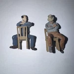 Arttista Figuressleeping Man Leaning/chairproduct Code: ARI1264 Lot. Fixed Price $24.00.