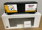 Mth 30-4171D Pittsburgh Steelers Super Bowl 40' High Cube Boxcar Gauge Train. Fixed Price $74.95.