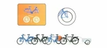 Preiser 17161 Ho Scale Accessories Bicycles W/trailer Kit PKG(4). Fixed Price $21.99.