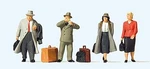 Preiser 65373 Passengers Train Station Figures (set Of 4). Fixed Price $39.85.