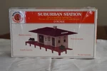 Bachmann Suburban Station Kit Snap-fit- Scale- 45954 Preowned In Box. Fixed Price $12.00.