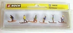 Scale Noch 36828 Six Skiers / Figures For Winter Diorama. Fixed Price $25.95.