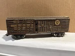 Marx Pa Prr Stock Boxcar. 53941. Htf. 3/16 Scale. Tin Train Freight Vg. Fixed Price $157.00.