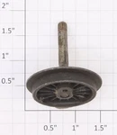 Lionel 736-7 Black End Wheel With Axle (10). Fixed Price $30.00.