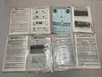 Lot Of 8 Microscale Ho Santa Fe Freight Car Decal Sheets. Fixed Price $29.95.