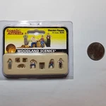 Woodland Scenics Checker Players Scale A2132 Accents Figures 9PC Nip. Fixed Price $14.99.