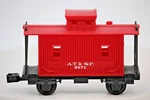 Lionel Atsf 6-9071 Bobber Caboose Blt In The 1980S. Unique Style Gauge 1:48. Fixed Price $19.99.