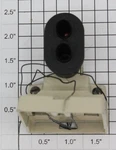 Lionel 148-2 Die-cast Dwarf Signal With Light Bulbs. Fixed Price $34.00.