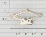 American Flyer 4633-1 Large Nickel Standard Wide Gauge Pantograph (1). Fixed Price $10.00.