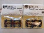 (2) Old Pullman Ho RP-25 Trucks Metal Wheels Brass Axles Nos H0013. Fixed Price $16.95.