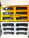 Rail King Big 6 Car Freight Set Norfolk Western 4 Bay Hopper Coal #30-7535. Fixed Price $179.99.