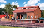 Vollmer 45701 Scale Freight Warehouse With Side Ramp And Loading Crane. Fixed Price $53.44.