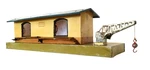 AC3957: Vintage Karl Bub Gauge Freight Shed / Goods Depot With Crane. Fixed Price $102.14.
