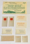 Champ Ho Decal-central Vermont Steam Locomotive-red Hrld/yell Lettering #EH-48-. Fixed Price $6.50.