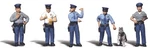 Woodland Scenics Scale Accents Figures/people Set Policemen/cops (6). Fixed Price $14.29.