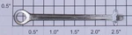 American Flyer PA10889 Scale Pacific Main Connecting Rod (10). Fixed Price $20.00.