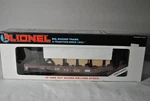 Lionel O-gauge Frisco Bulkhead Flatcar With Load #6-16333 N.i.b.. Fixed Price $29.99.