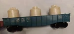 Lionel # 6162-1 Gondola Car With Canisters In Box. Fixed Price $40.50.