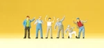 Workers (6) Figure Set Painted Preiser 75009. Fixed Price $26.60.