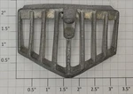 Acme 1229-08 Gauge Unpainted Diecast Cowcatcher Casting. Fixed Price $20.00.