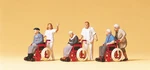 Carers With Disabled In Wheelchairs (3) Figure Set Preiser 10479. Fixed Price $40.42.